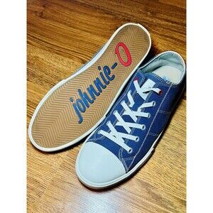 Johnnie-O Sail Away Sneaker Shoes Men's Size 11 M Blue Canvas